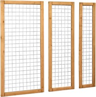 Betonijzer trellis in kader - maas 7,5 x 7,5 cm - afm.   90 x 180 cm