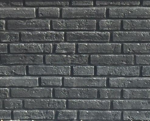 betonplaat afm. 184x36 cm, dubbelzijdig klassieksteen motief, wit/grijs