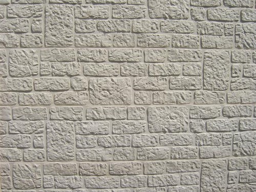 betonplaat afm. 184x36 cm, dubbelzijdig romeins motief, wit/grijs