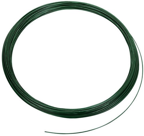 Binddraad, dikte 2,0 mm, groen geplastificeerd 100 m