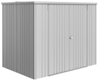 Biohort metalen tuinkast Large - afm. 228 x 155 cm - hoogte: 184 cm - zilver metallic