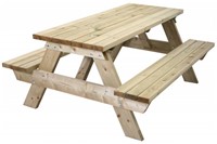 Geimpregneerde picknicktafel Bonanza - afm. 180 x 72 cm