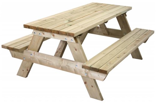 Geimpregneerde picknicktafel Bonanza - afm. 180 x 72 cm