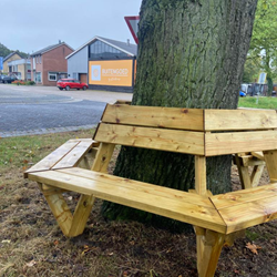 Boombank geimpregneerd grenen - Bodin robuust