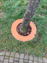 Boomring cortenstaal - 100 cm