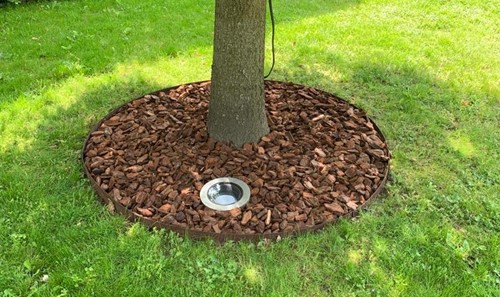 Boomring - Kantopsluiting cortenstaal - diam. 100 cm-2