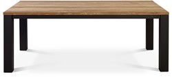 Tuintafel Boston, afm. 240 x 100 cm, aluminium/teak