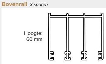Glazen schuifwand Deluxe