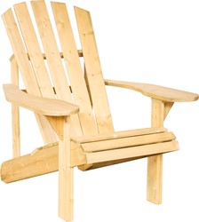 Adirondack tuinstoel, enkel, afm. 84 x 96 x 98 cm, geimpregneerd grenen