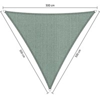Shadow schaduwdoek, driehoek, afmeting 3 x 3 x 3 m - Country Blue
