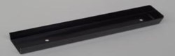 U-profiel voor muuraansluiting dubbele onderplaat hout/betonschutting 10x10 beton, kleur antraciet