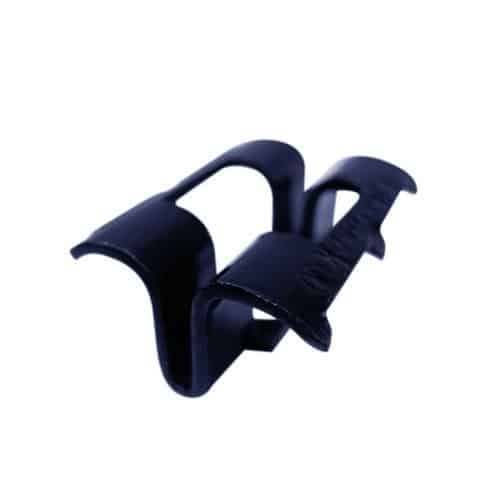 Fiberon vlonders Cobra-Clip voor bevestiging van 24 mm terrasplanken, incl. rvs schroeven en bit, zwart, set van 90 clips