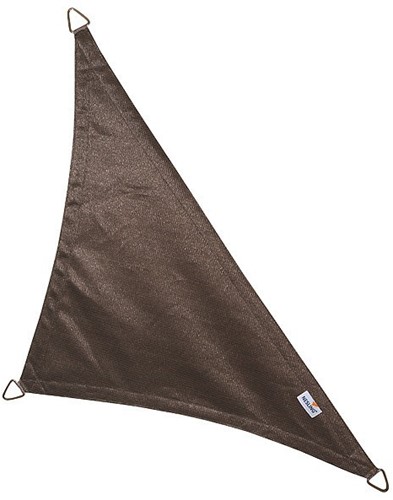 Nesling/Platinum Sun&Shade Coolfit schaduwdoek, driehoek met 90 graden hoek, afmeting 4 x 4 x 5,7 m, antraciet