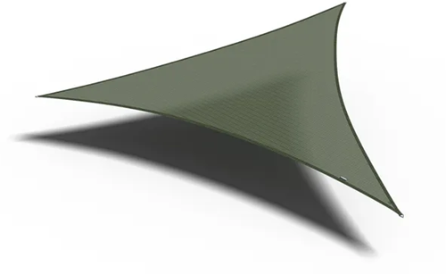 Nesling/Platinum Sun&Shade Coolfit schaduwdoek, driehoek, afmeting 3,6 x 3,6 x 3,6 m - coolfit olijfgroen
