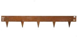 Kantopsluiting - cortenstaal - afm. 24 x 106 x 0,15 cm