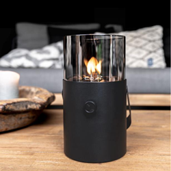 Cosi gaslantaarn Cosiscoop Original Black Smoked
