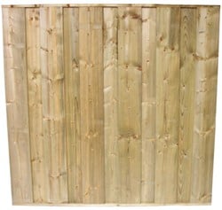 Dichtscherm - afm. 184 x 180 cm - geïmpregneerd grenen