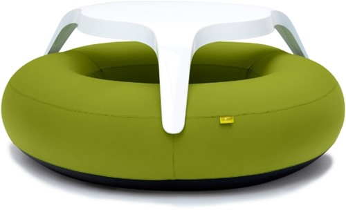 BloField DoNuts Solids, opblaasbare picknickbank, groen, showmodel