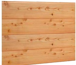Blokhutprofiel, geschaafd, afm.  2,8 x 18,0 cm, lengte 500 cm, douglas