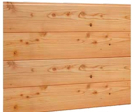 Blokhutprofiel, geschaafd, afm.  2,8 x 18,0 cm, lengte 400 cm, douglas