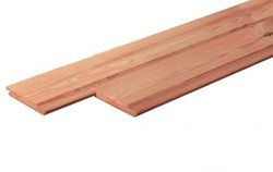 Geschaafd rabat, afm.  2,1 x 15,0 cm, lengte 300 cm, douglas, blank