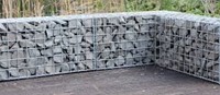 Muurkorf, afm. 180 x 60 x 12 cm, verzinkt staal,  maas 3 x 3 cm-2