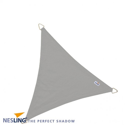 Nesling/Platinum Sun&Shade Dreamsail schaduwdoek, driehoek, afmeting 4 x 4 x 4 m, grijs