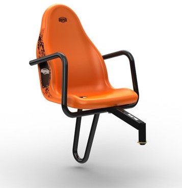 BERG Passenger seat X-Cross, oranje (duostoel)
