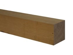 Eiken fijn bezaagd - 15 x 15 cm - 300 cm