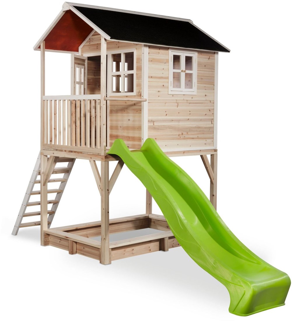 700 houten speelhuis naturel bij Buitengoed
