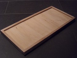 Houtsjouwer, voetplaat, essenhout