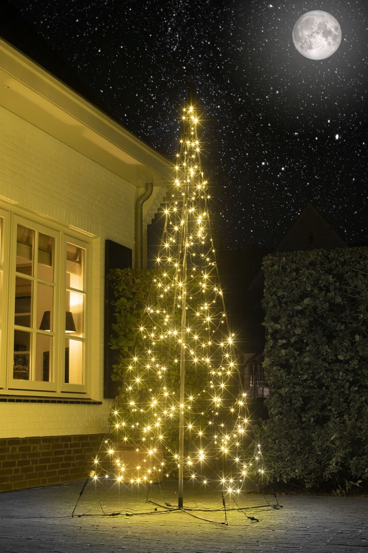 Fairybell All-Surface Kerstboom, 3 Meter, 320 LEDs, Warm Wit Bij Buitengoed