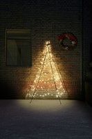 Fairybell muurkerstboom, 2 meter, 180 LEDs, warm white