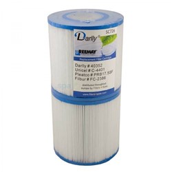 Spa filter voor hot tub, afm. 35 ft2, set 2 stuks