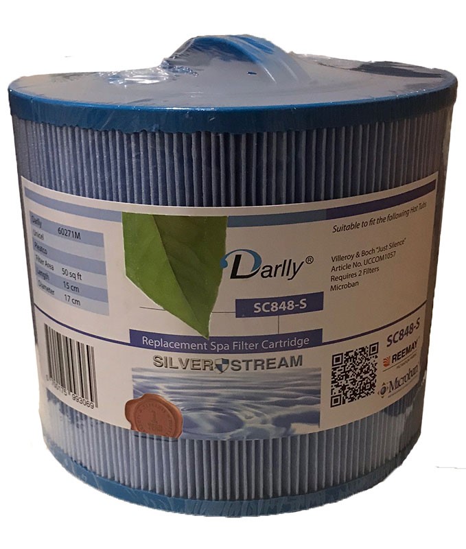 Darlly filters Darlly spa filter voor hot tub, type SC848, afm. 50 ft2