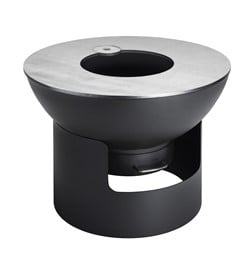 Artola fiQ vuurschaal/barbecue M met kolom M, zwart, showmodel