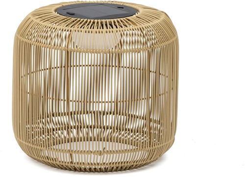 Solar tuinlamp Fleur, oplaadbaar via zon of USB-kabel