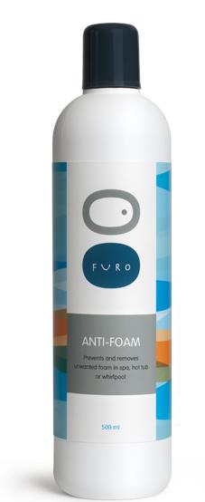 Furo anti-schuim voor spa, 0,5 ltr/fles
