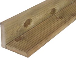 Geprofileerde vlonderplank - geïmpregneerd naaldhout - afm.  2,8 x  14,5 cm - lengte 500 cm