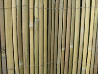 Gespleten bamboemat op rol, 500 cm breed, blank-2