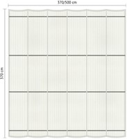 Shadow harmonicadoek, waterdoorlatend, vierkant, afmeting 3,7 x 3,7 m  - sahara sand