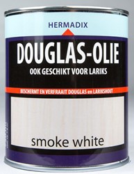 Hermadix douglas olie, transparant, smoke white, blik 0,75 liter