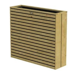 Hillhout Elan bloembak Excellent, afm. 103 x 30 x 93, groen geïmpregneerd vuren