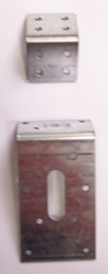 Hoekanker, afm.  40 x 100 x 60 mm, verzinkt