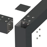 Aluminium pergola vrijstaand. OP MAAT-3