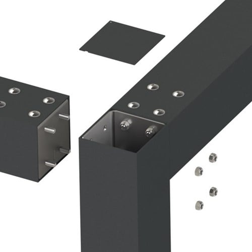 Aluminium pergola vrijstaand. OP MAAT-3