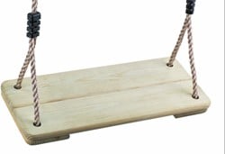 Houten schommelzitje