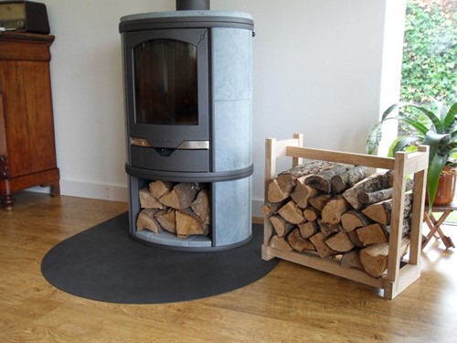 Houtsjouwer haardhoutbak, afm. 55 x 25 x 49,5 cm, essenhout-3