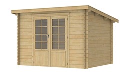 Tuinhuis lessenaarsdak