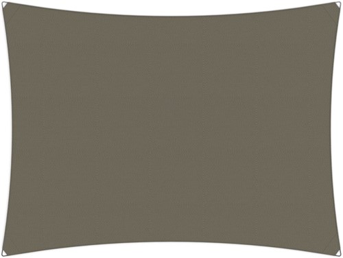 Umbrosa Ingenua schaduwzeil, rechthoekig, afm. 5 x 3 m - Taupe (Solidum)